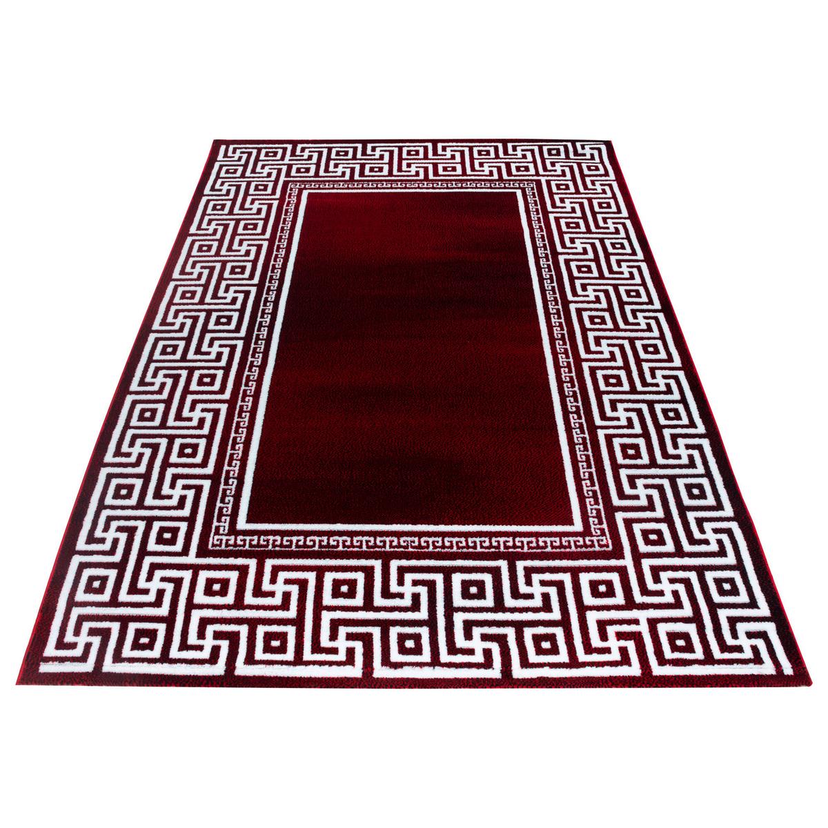 Flachwebeteppich Parma Rot ca. 240x340cm - Rot, Design, Textil (240/340cm) - Novel