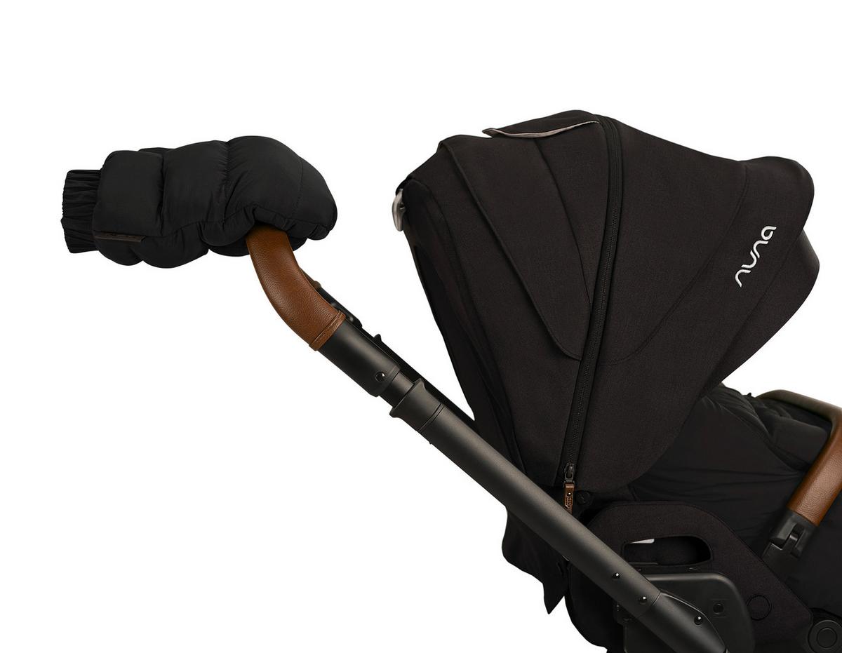 OSŁONA NA NÓŻKI WINTERSET - czarny, Basics, tkanina (99/42/14cm) - Nuna