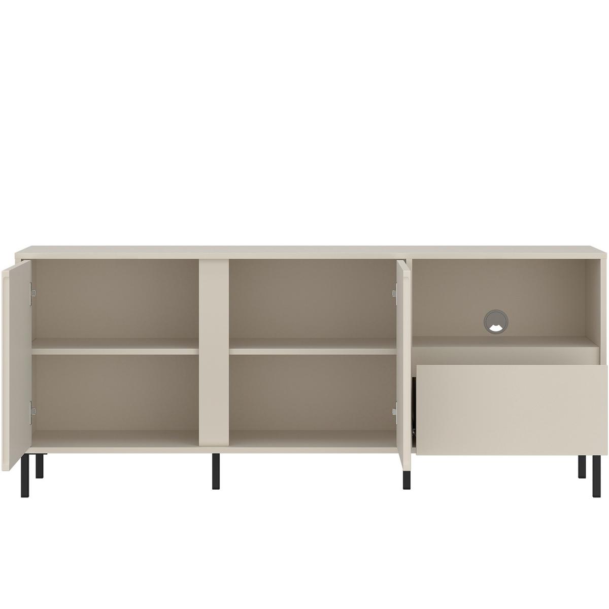 Tv-element Avenale, Kašmir - kašmir/črna, Trend, kovina/leseni material (157,8/65,4/40cm)