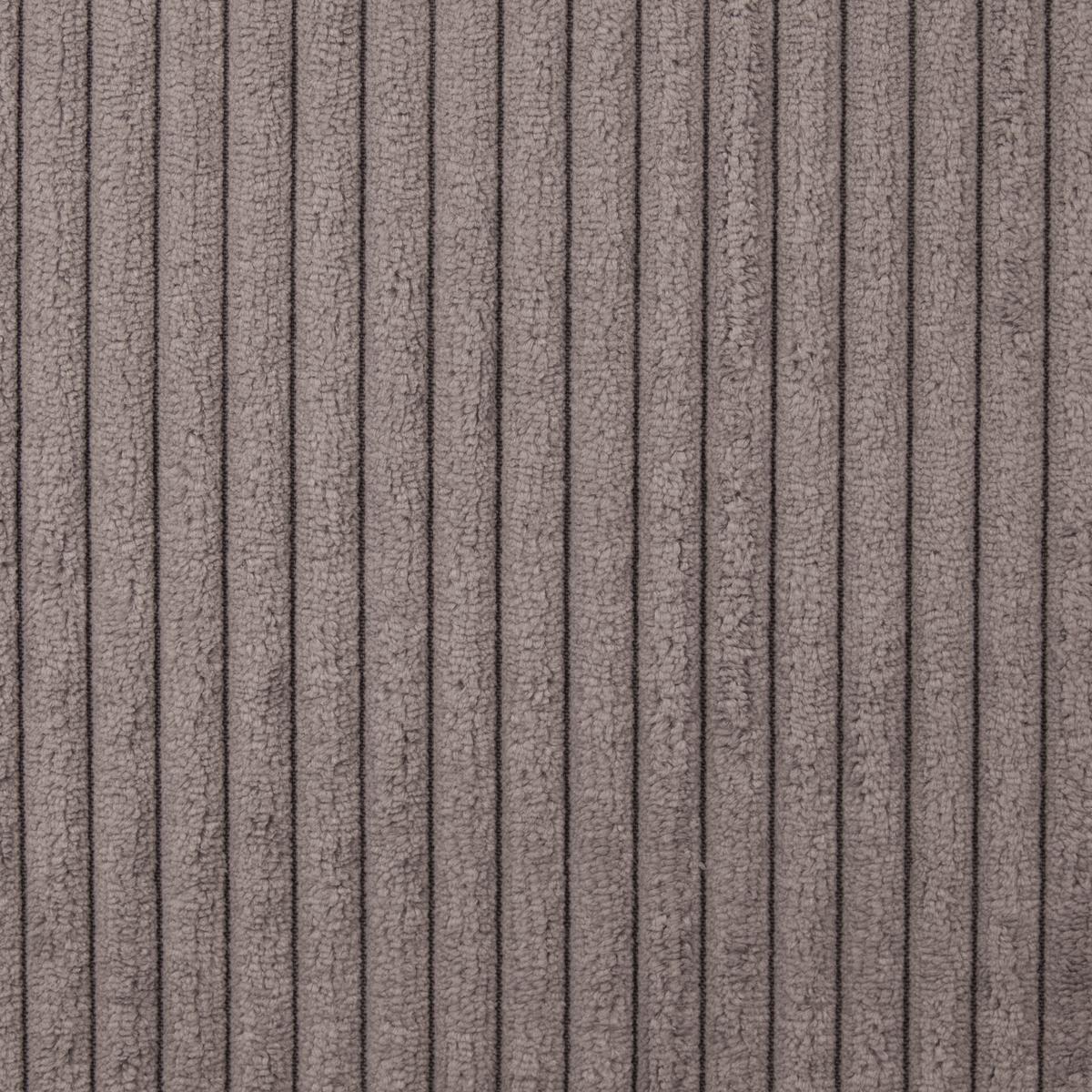 Hocker Colori Graubraun Cord - Graubraun/Schwarz, MODERN, Holz/Textil (66/44/66cm) - MID.YOU