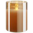Windlicht Mira in Weiß/Champagner - Champagner/Weiß, Glas/Naturmaterialien (7,5/10cm) - Mömax modern living Windlicht Mira in Weiß/Champagner - Champagner/Weiß, Glas/Naturmaterialien (7,5/10cm) - Mömax modern living