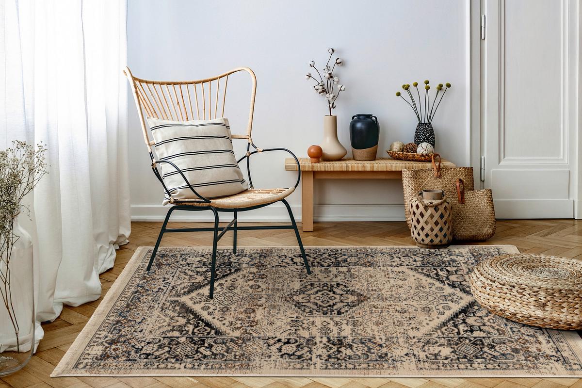 Orientteppich Charu 400 - Blau, Konventionell, Textil (120/170cm) - Kayoom