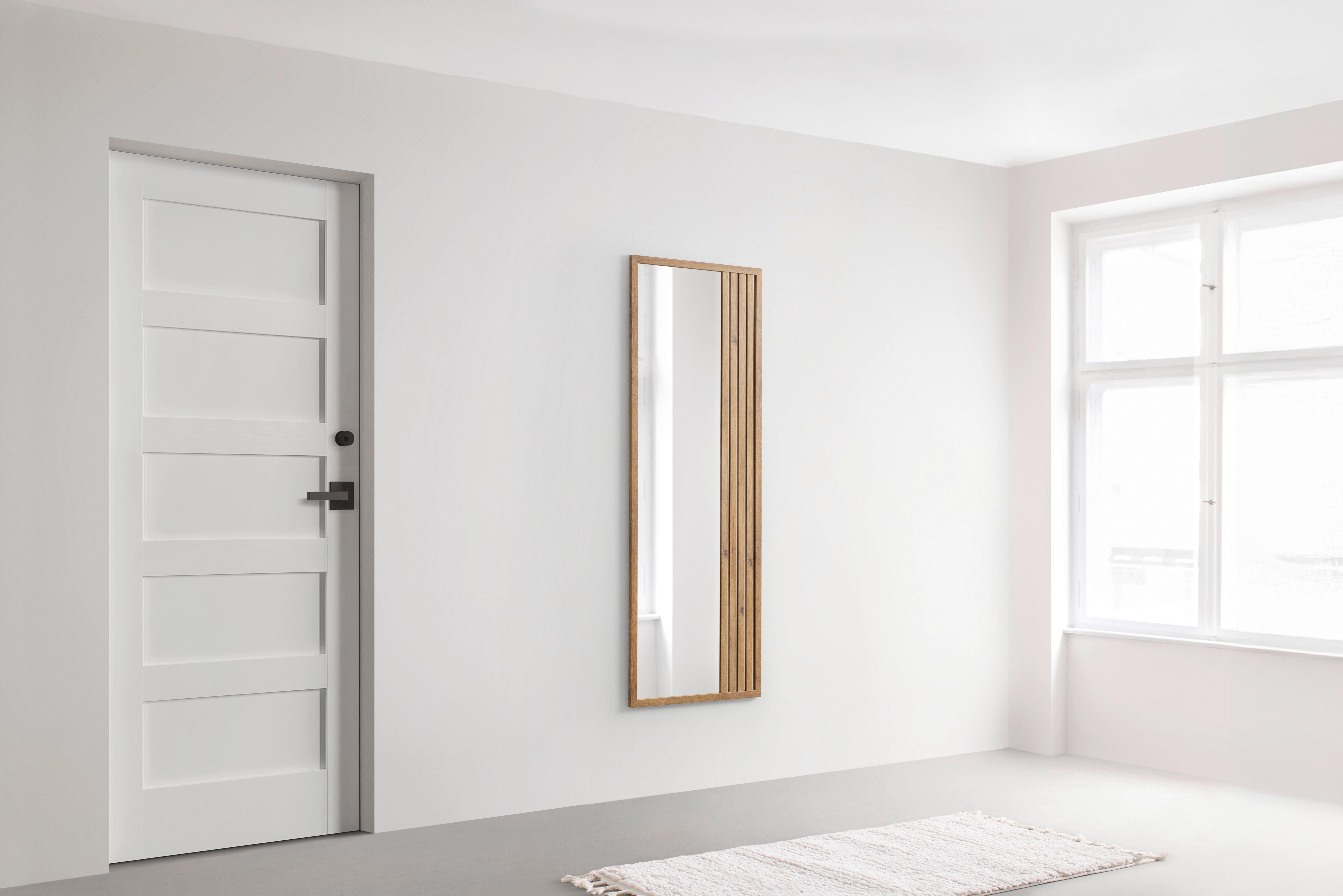 VÄGGSPEGEL ARKO STRIPES I -EXKLUSIV/SB- - ekfärgad, Modern, glas/plast (152/52/1,63cm) - Mömax