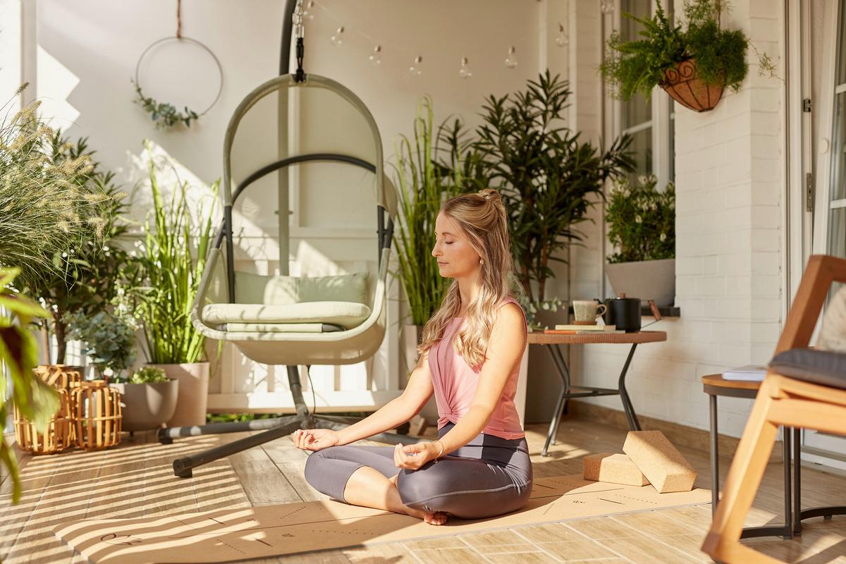 HÄNGESESSEL M92591 - Anthrazit/Grün, KONVENTIONELL, Kunststoff/Textil (123/195/106cm) - Siena Garden