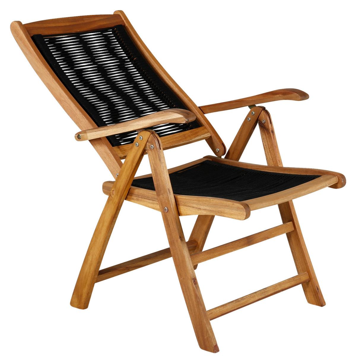Gartenstuhl 2er-Set Peter ca. 57x104x68 cm Akazie massiv - KONVENTIONELL, Holz (57/104/68cm) - Gardenson