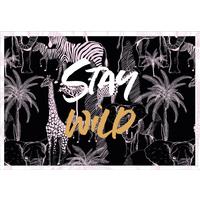 Glückwunschkarte Edelschwarz Multicolor - Basics, Papier (18/13cm)