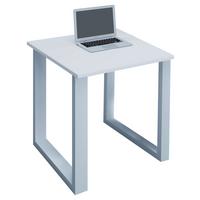 Pisalna Miza Lona, Bela, 80x50cm - bela, Moderno, kovina/leseni material (80/50/76cm) - MID.YOU