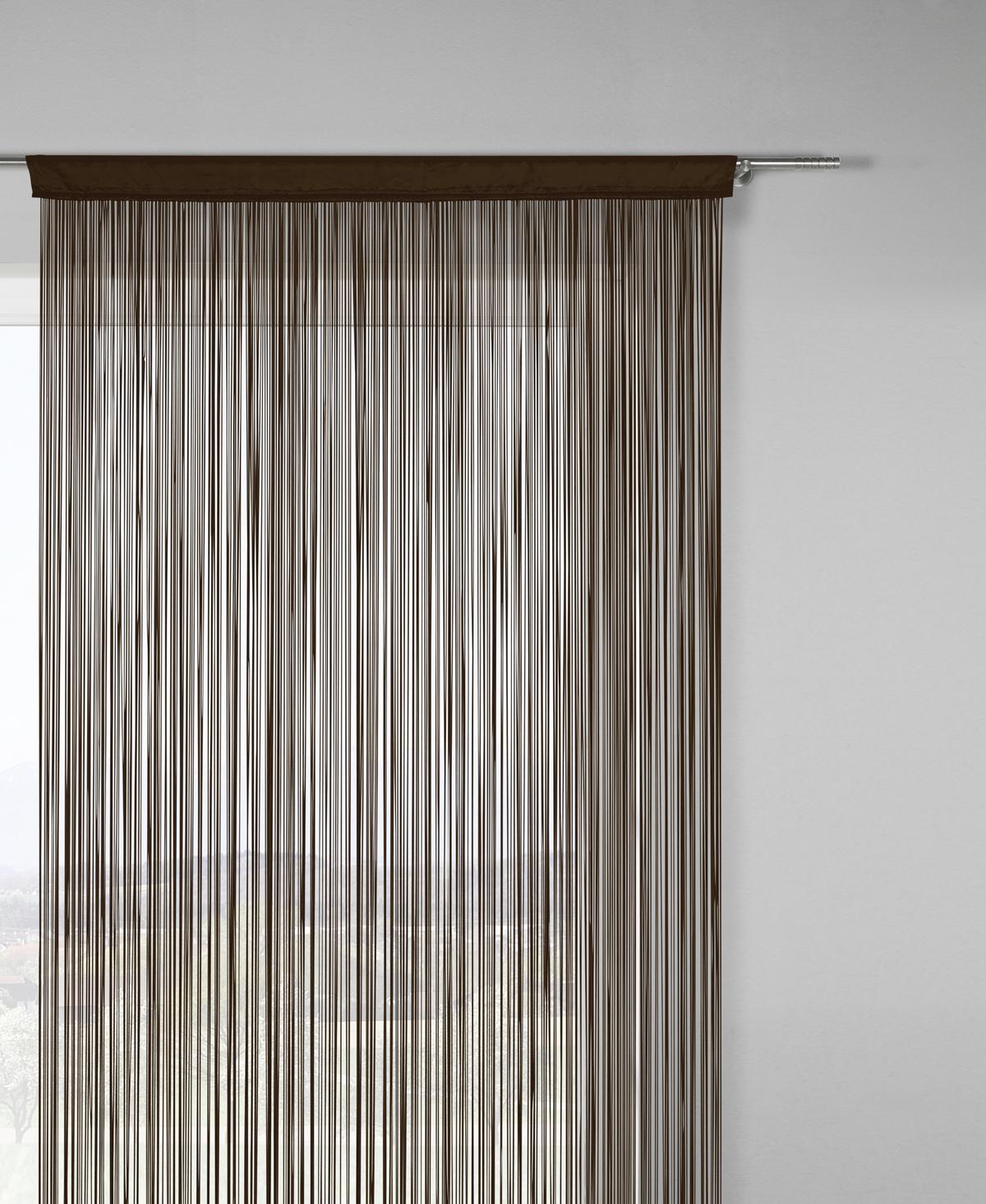Zsinórfüggöny Promotion 90/200 - lila/kék, Konventionell, textil (90/200cm) - Based