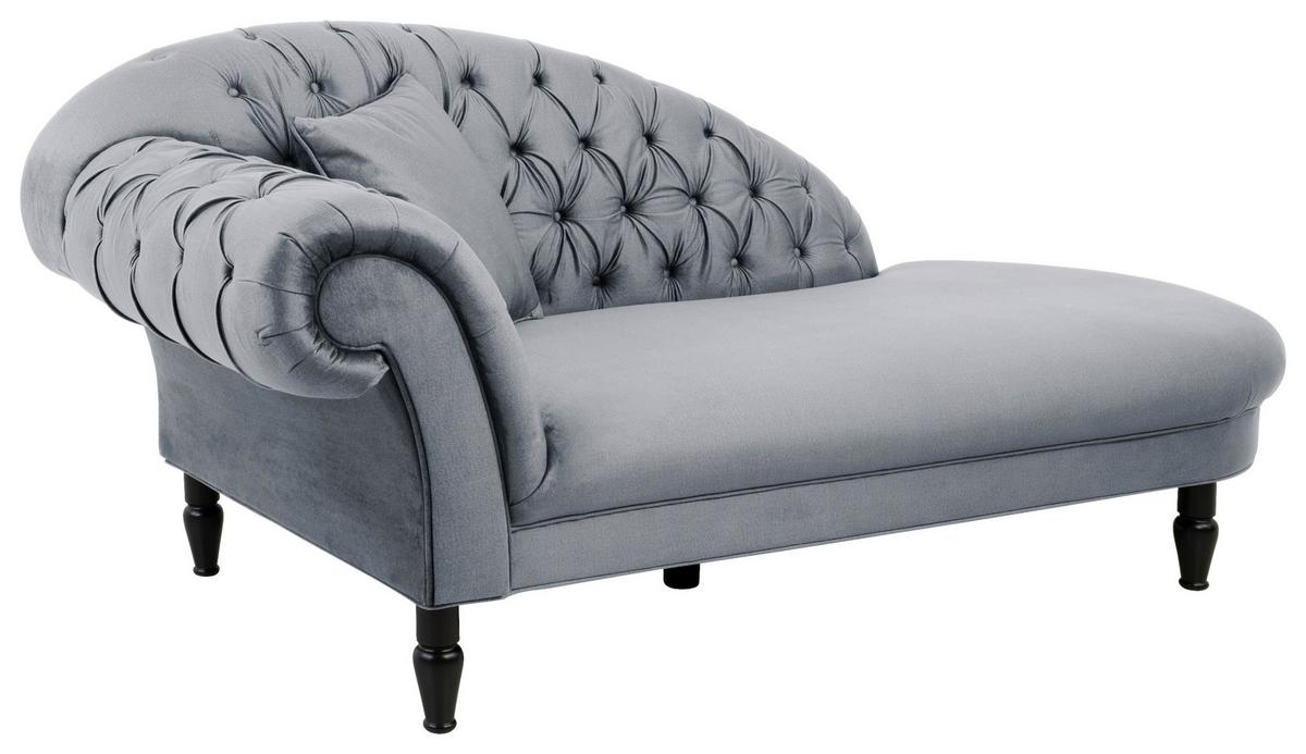 Damski Ležaj Cupido - siva/crna, Design, tekstil/drvo (216/91/103cm) - Mömax