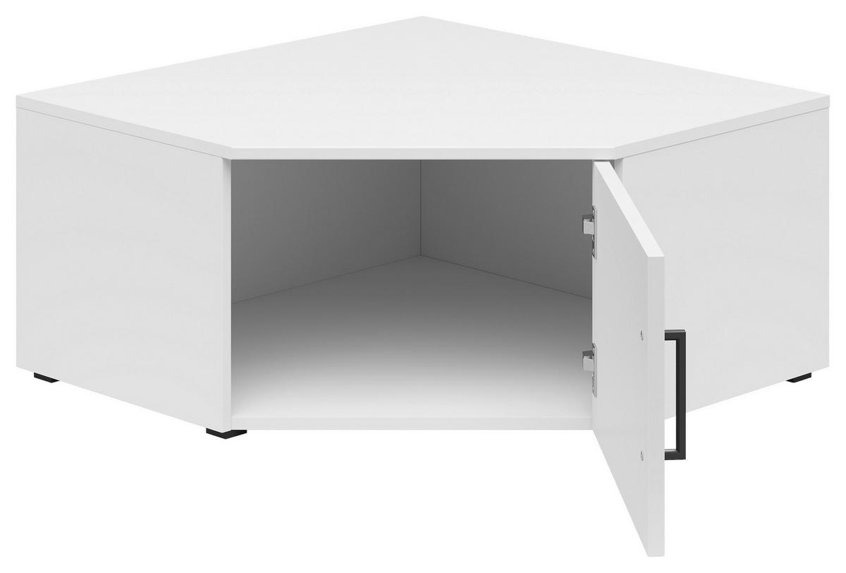 Aufsatzschrank Multistauraum Weiss - Weiss/Schwarz, Modern, Holzwerkstoff/Kunststoff (71,5/35/71,5cm) - Premium Living