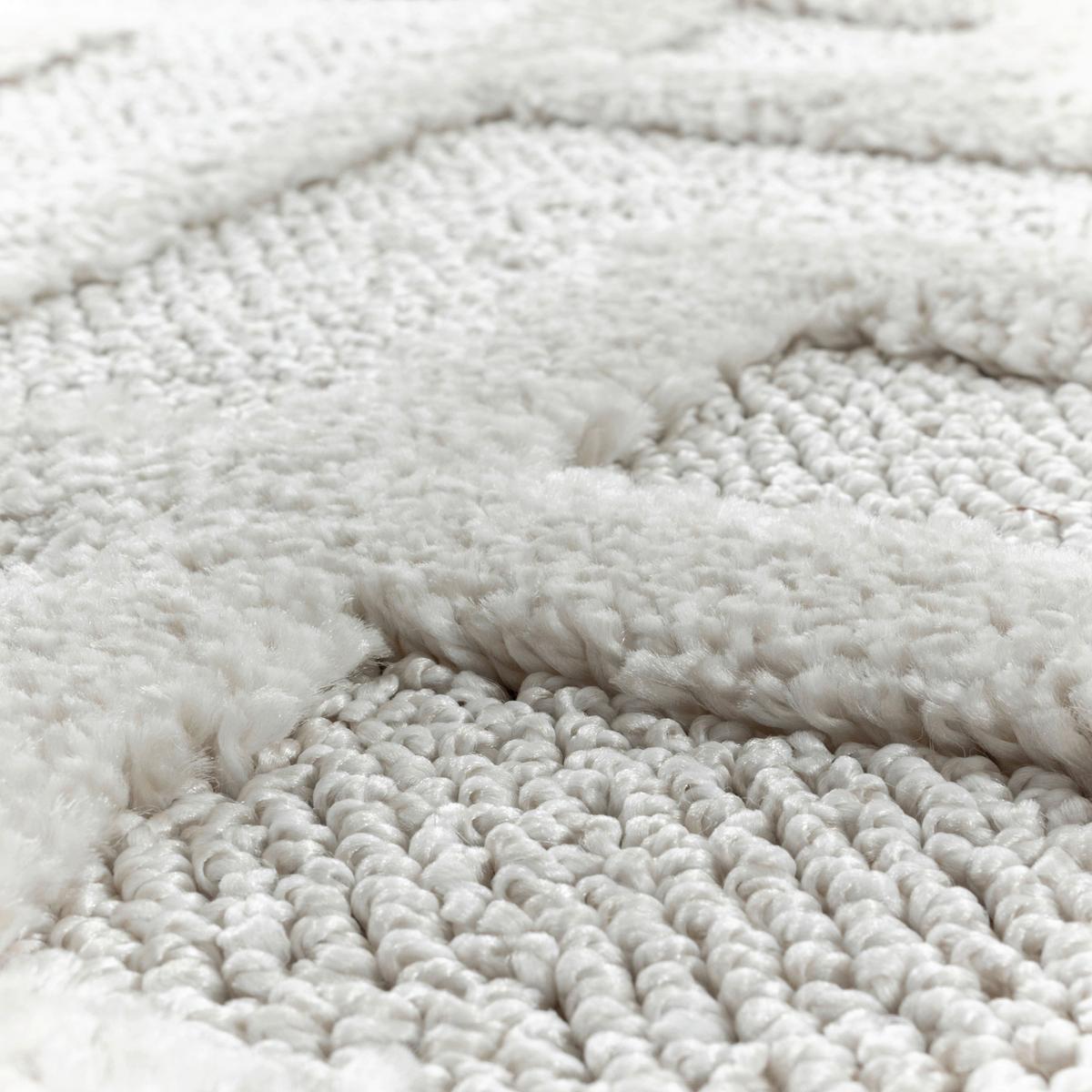 Webteppich Pisa Creme ca. 60x110cm - Creme, KONVENTIONELL, Textil (60/110cm)