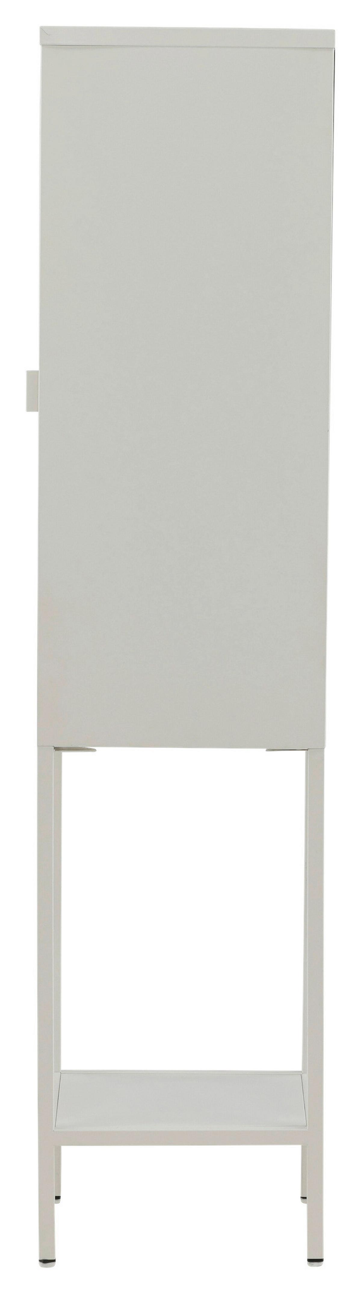 VITRINE MISHA - Weiß, Design, Metall (40,5/150/35cm) - Livetastic