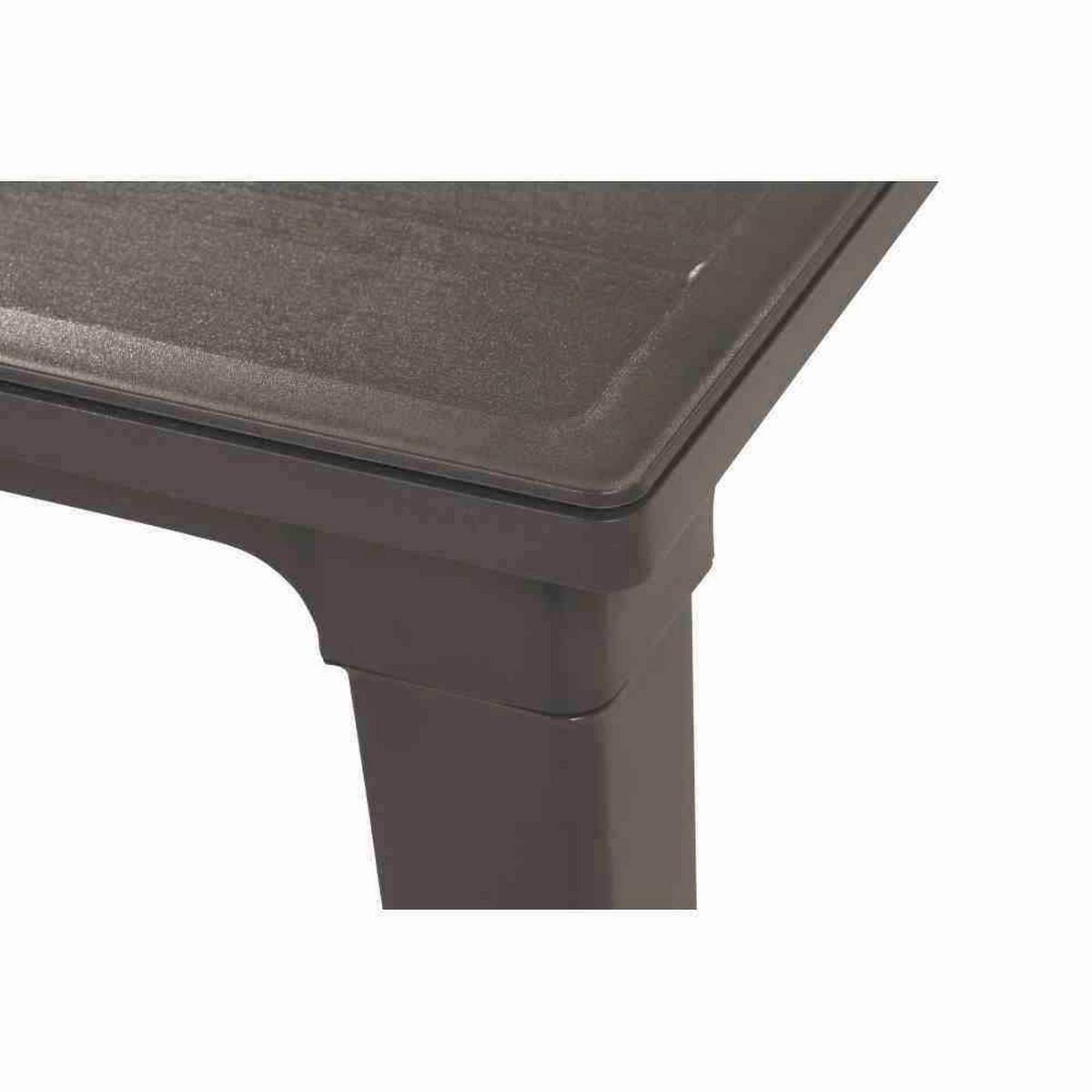 Gartentischgruppe Aruba/Futura 13-tlg. Grau - Grau, MODERN, Kunststoff/Textil (95/95/165cm) - Gardenson