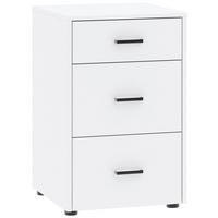 Unterbauschrank Kivo Weiß - Schwarz/Weiß, MODERN, Holzwerkstoff/Kunststoff (45/69,8/52,1cm) - Based