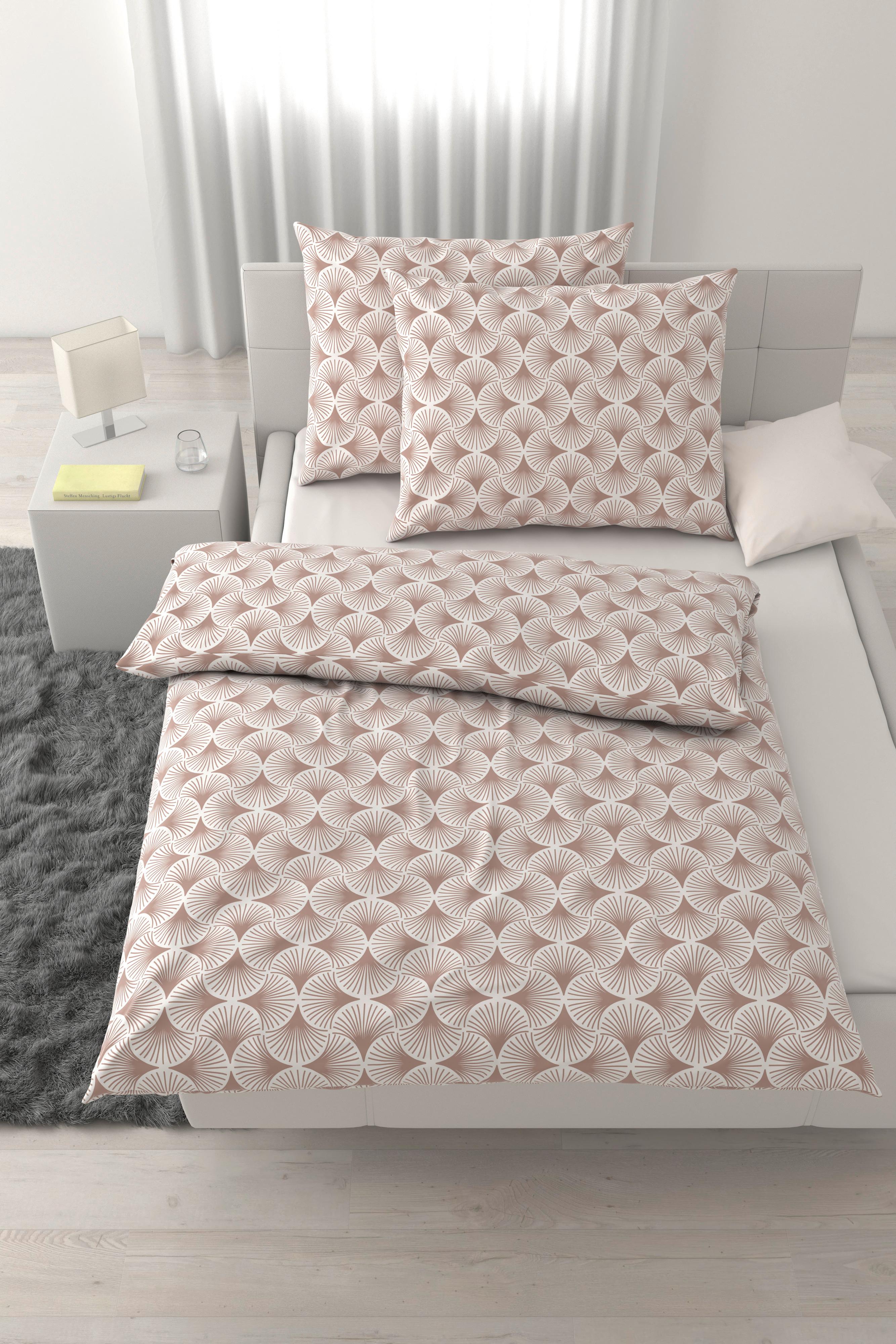 Lenjerie de pat Silva cca. 2x50x70/200x220 cm - bej, Konventionell, textil (200/220cm) - Mömax