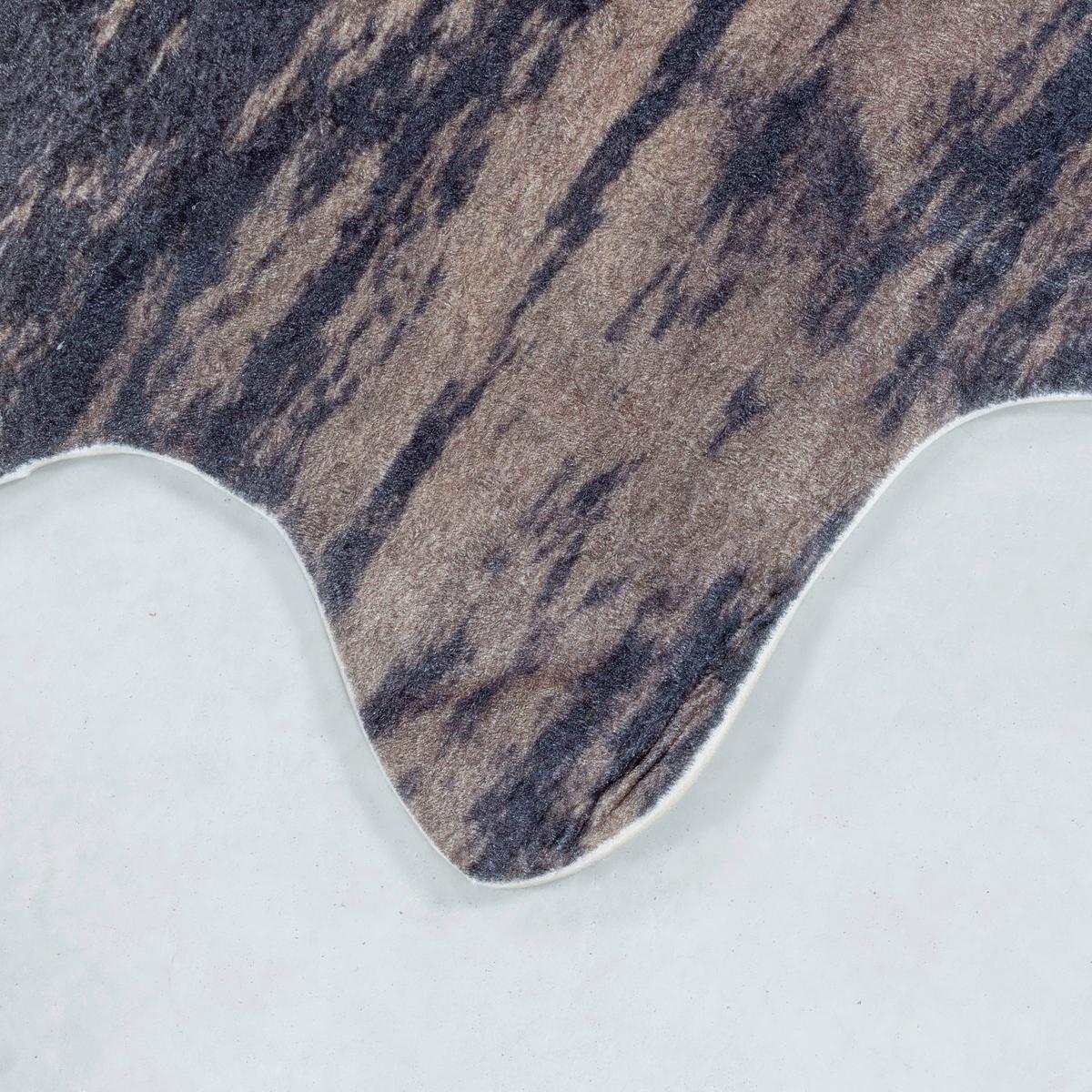 Preproga Etosha, 100x135cm, Rjava - bela/rjava, Design, tekstil (100/135cm) - Novel