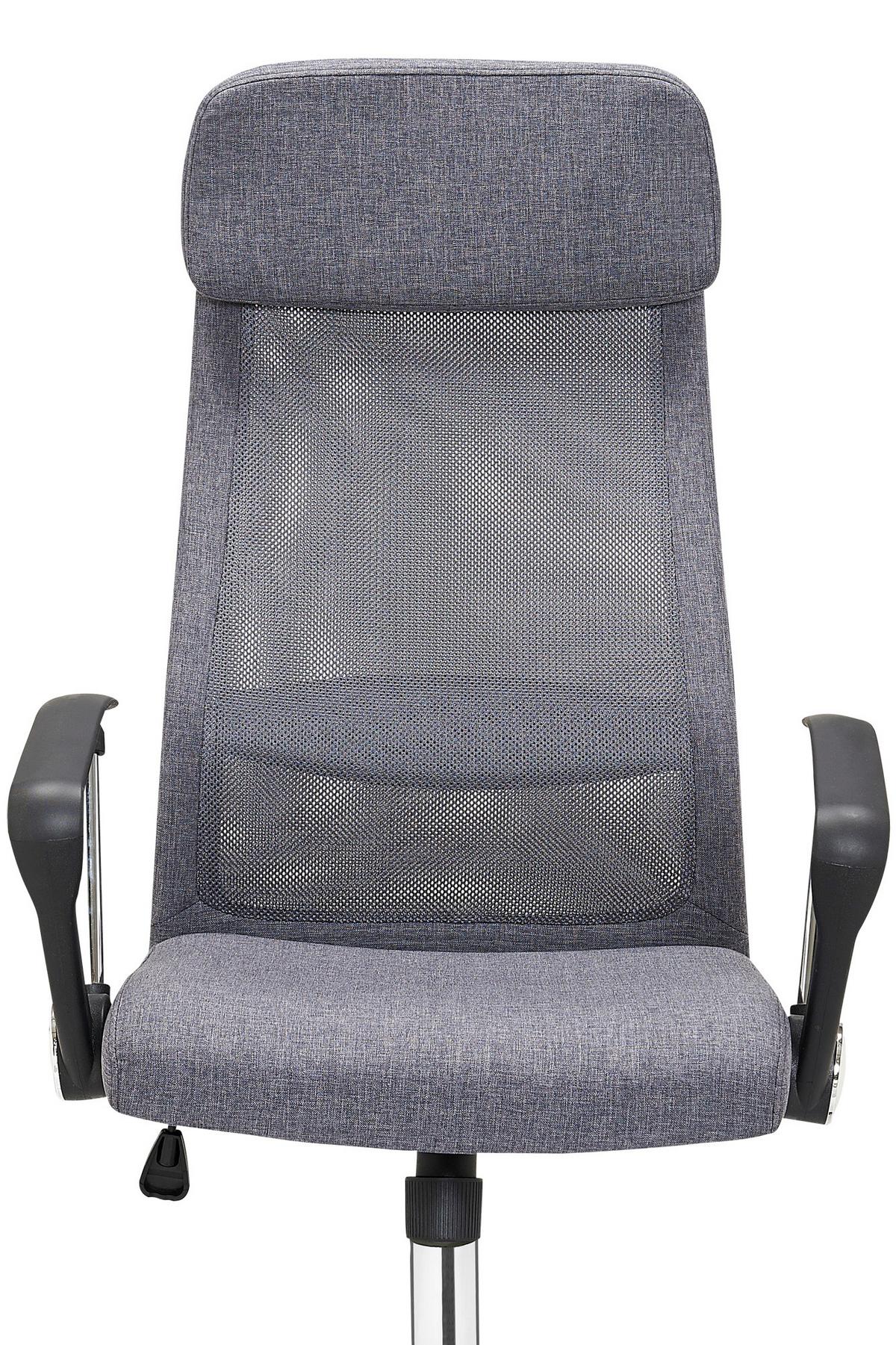 Pisarniški Stol Büro, Siva - srebrne barve/siva, Moderno, kovina/umetna masa (62/118/60cm) - Livetastic