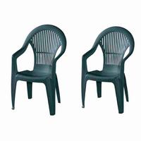 Siena Garden Stapelsessel in Kunststoff Grün - Grün, KONVENTIONELL, Kunststoff (54/93/57cm) - Siena Garden