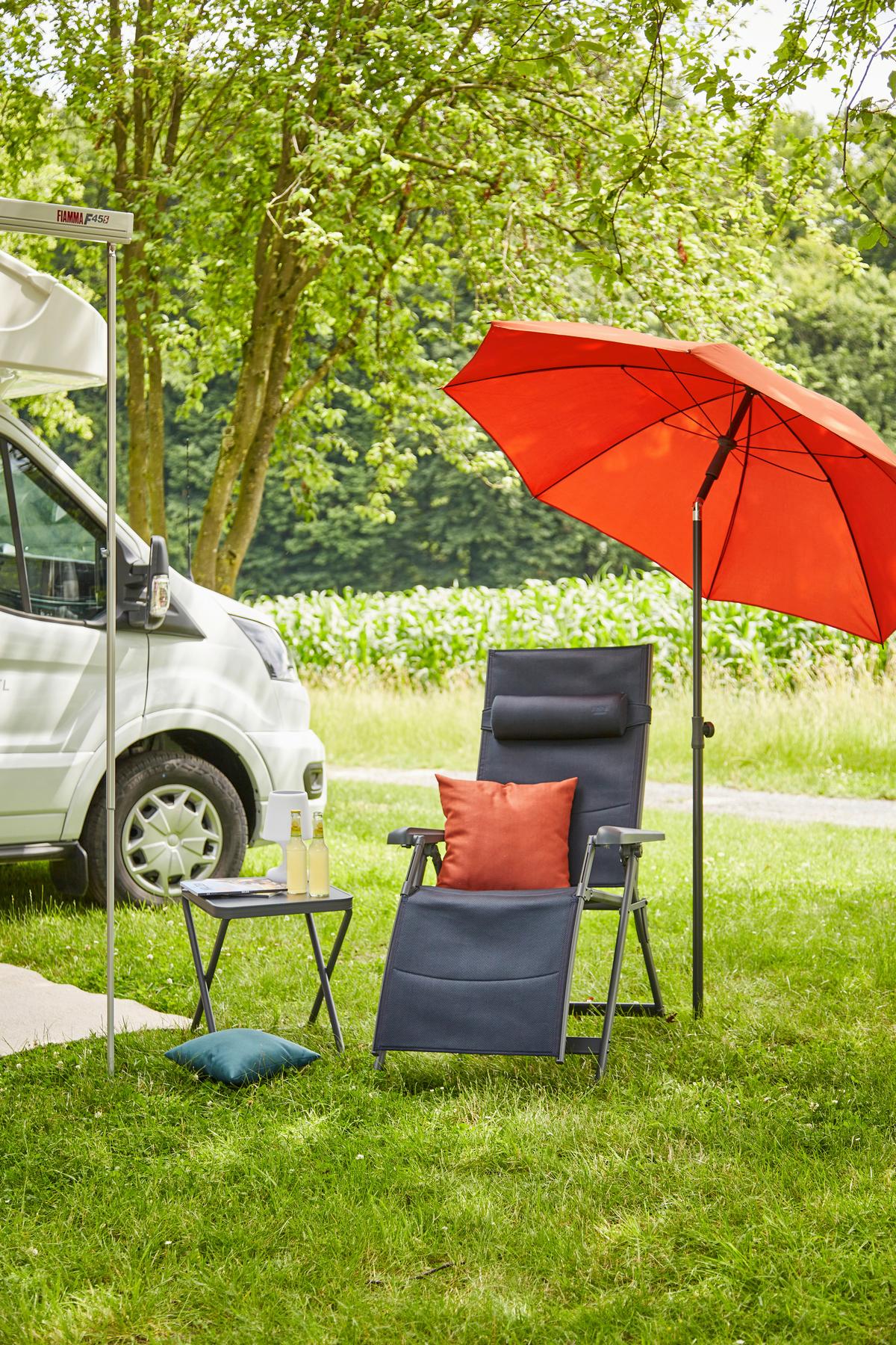 Camping-Tischplatte Grau mit Beschichtung 49x41 cm - Grau, KONVENTIONELL, Holzwerkstoff (49/4/41cm) - Siena Garden