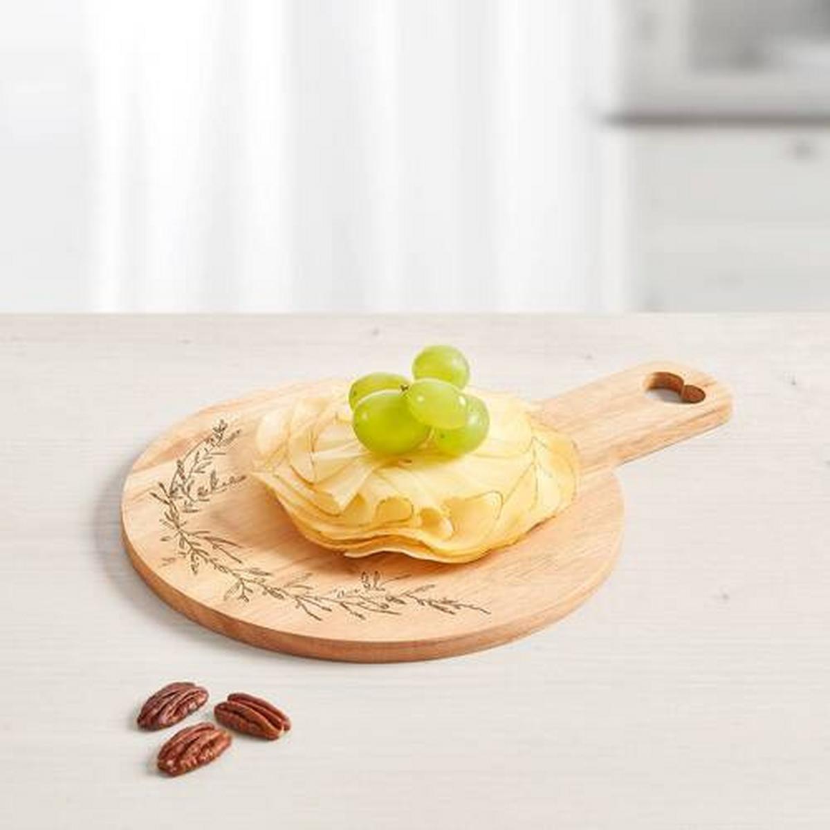Kínálótálca Fairy Tale - natúr, Romantik / Landhaus, fa (18cm) - Zandiara