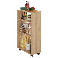 Večnamenski Voziček Tusal, Hrast - hrast sonoma, Design, kovina/umetna masa (25/50/85cm) - MID.YOU