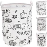 Szennyestartó Laundry - Basics, textil (40/40/50cm)