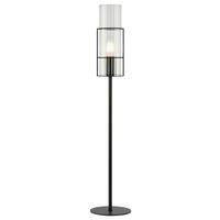 Tischleuchte Tubo Table Schwarz max. 40 Watt - Transparent/Schwarz, Basics, Glas/Metall (13/13/65cm) - Markslöjd