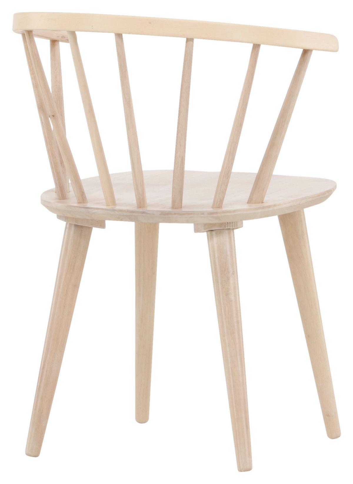 STUHL-SET BOBBY - Weiß, Design, Holz (55/75/53cm) - Livetastic
