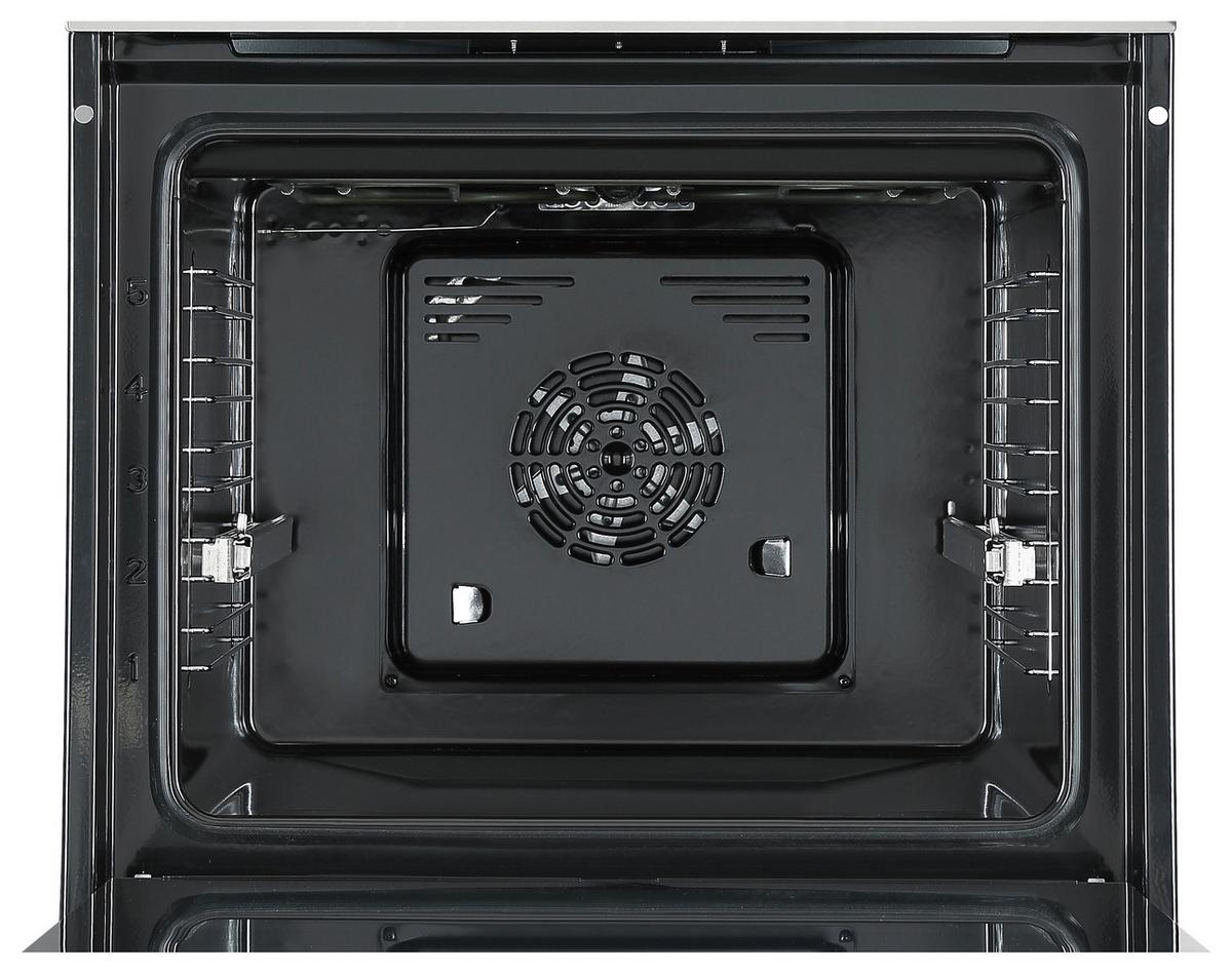 Einbaubackofen Julius AB701-19 Schwarz - Schwarz, Basics, Glas/Kunststoff (59,5/59,5/57,5cm) - Respekta