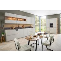 Einbauküche Alphalack Novalack in Sahara/Eichefarben - Eichefarben/Sahara, Modern, Holzwerkstoff (180/345cm) - Dieter Knoll