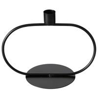 Hengergyertyatartó Golum Ii - fekete, Lifestyle, fém (18,5/13,5/10cm) - Modern Living