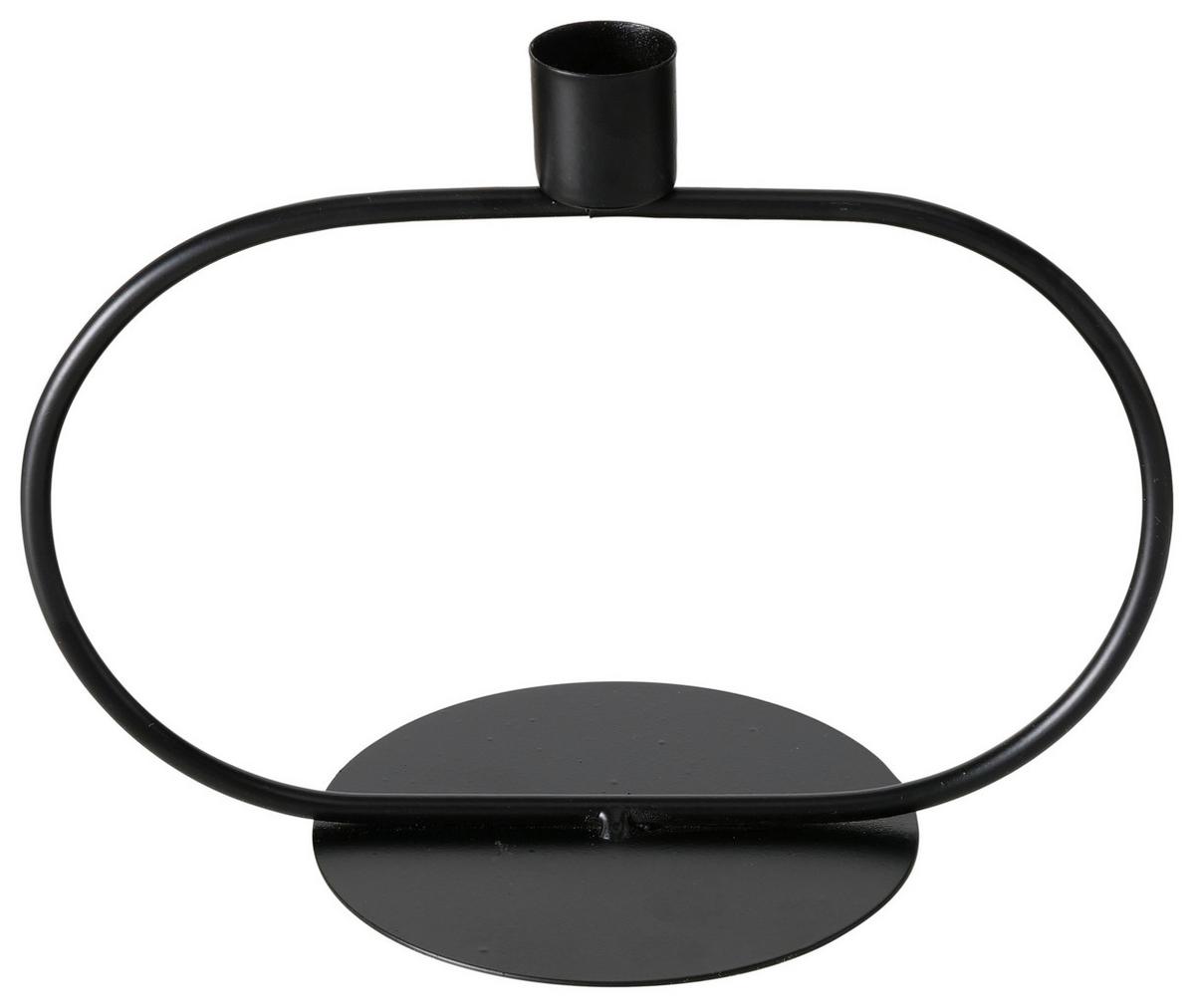 Hengergyertyatartó Golum Ii - fekete, Lifestyle, fém (18,5/13,5/10cm) - Modern Living