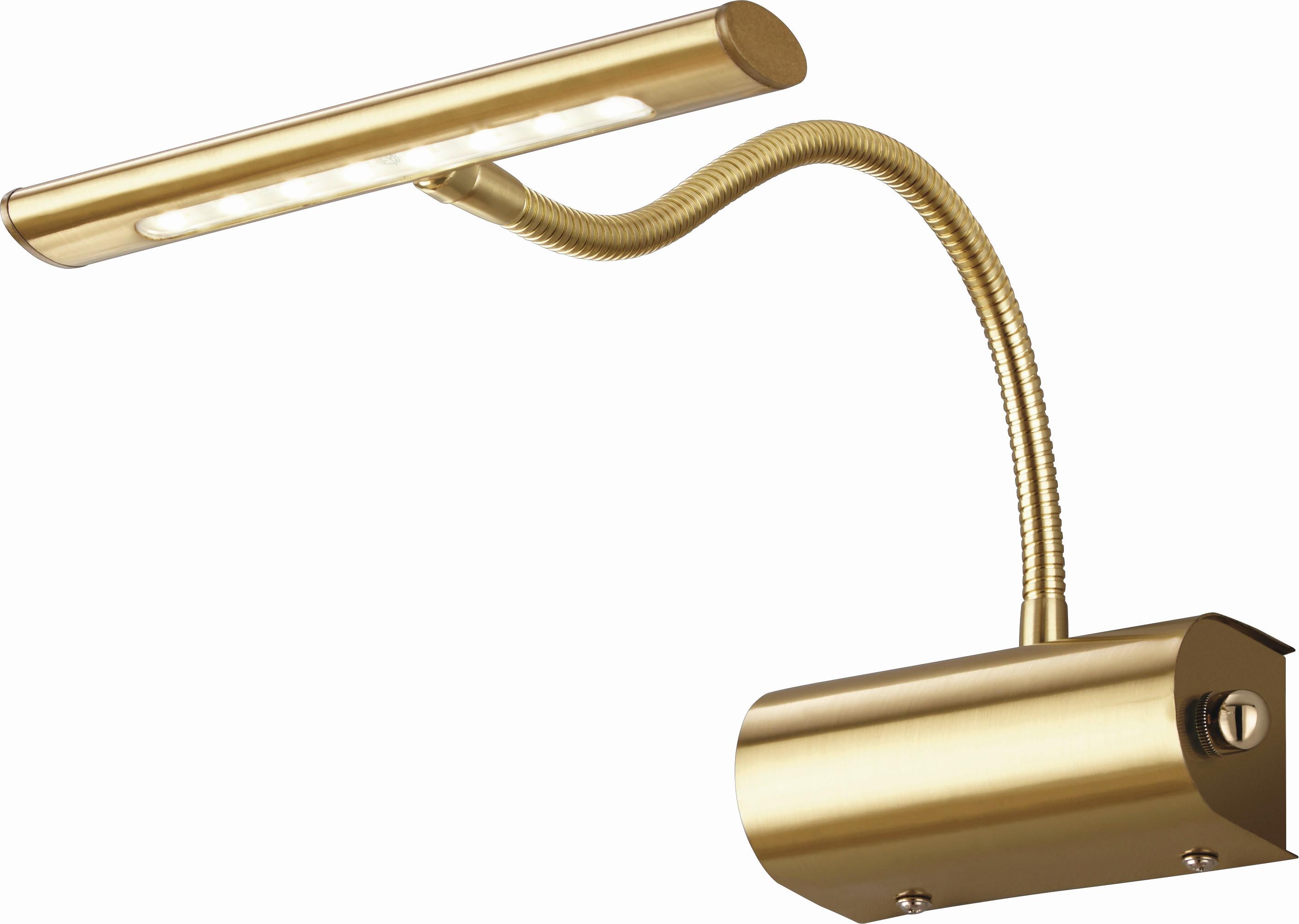 LED- Wandleuchte Curtis Messingfarben max. 4 Watt - Messingfarben, LIFESTYLE, Metall (18cm) - Trio Leuchten