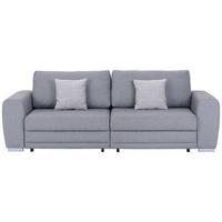Trosjed Sa Ležajem Concord - siva/boje kroma, Design, tekstil/plastika (252/87/107cm) - Modern Living