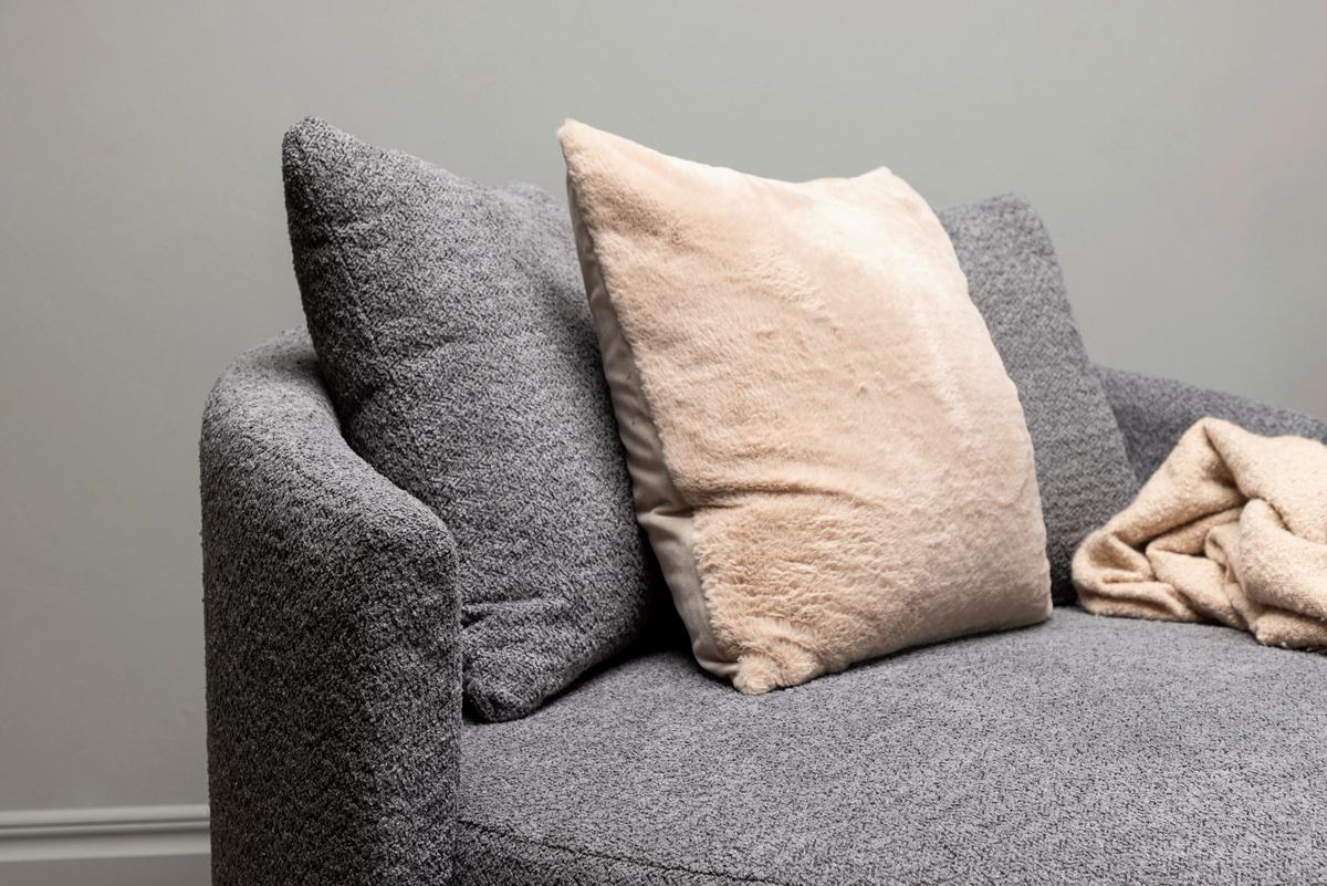 XXL-SESSEL KELSO - Grau, Design, Textil (120/72/118cm) - Livetastic