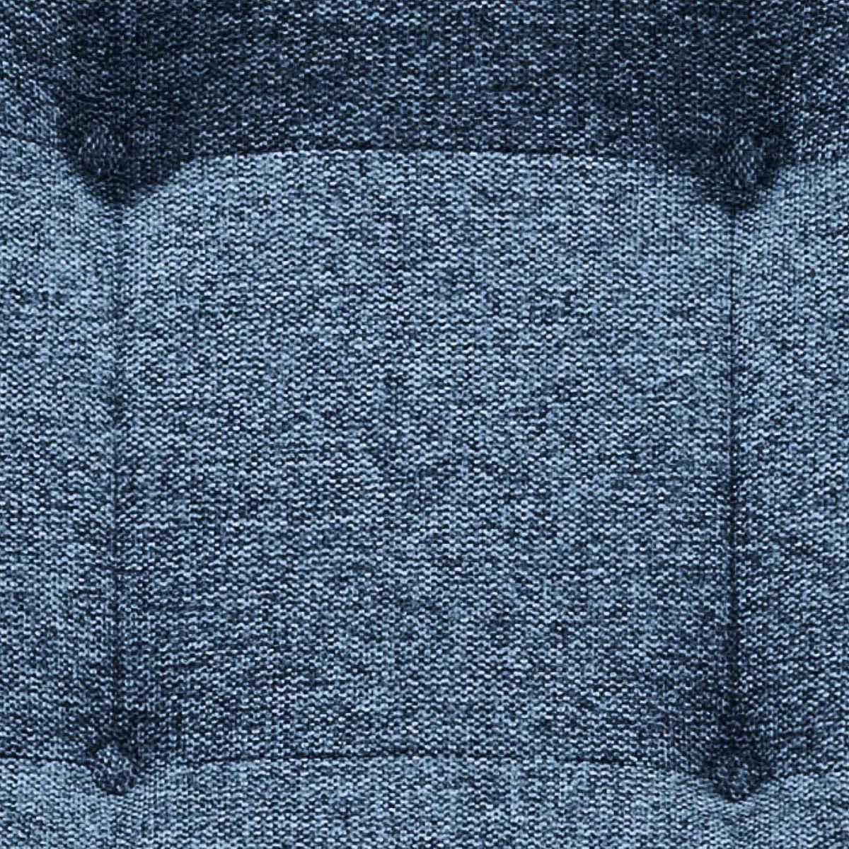 FOTEL USZAK OSKAR - ciemnoniebieski/czarny, Basics, materiał drewnopochodny/tkanina (78/102/98cm) - MID.YOU