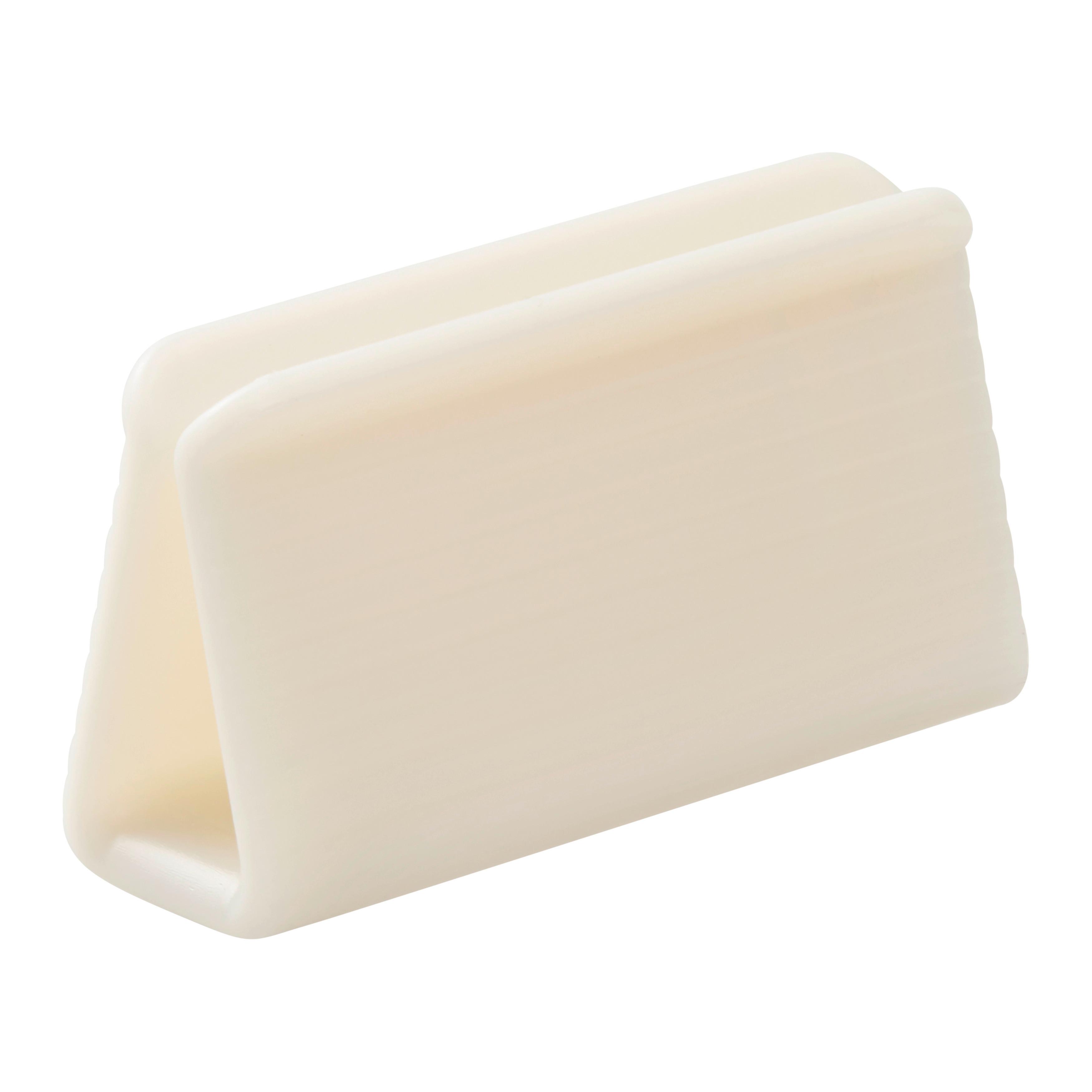 Clip Lis weiß, 4-teilig - Weiß, MODERN, Kunststoff (4,23/1,32/2,28cm) - Mömax