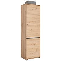 SZAFA DO PRZEDPOKOJU LINE - antracytowy/czarny, Modern, materiał drewnopochodny (60/195/38cm) - Carryhome