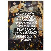 Postkarte Visual Statements Multicolor - Multicolor, Papier (10,5/14,8cm) - VS Visual Statements