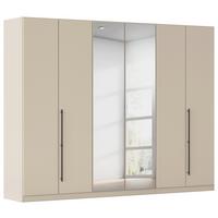 Kleiderschrank Safari (spg) -Based- - Champagner/Grau, Konventionell, Holzwerkstoff/Metall (271/210/54cm) - Based