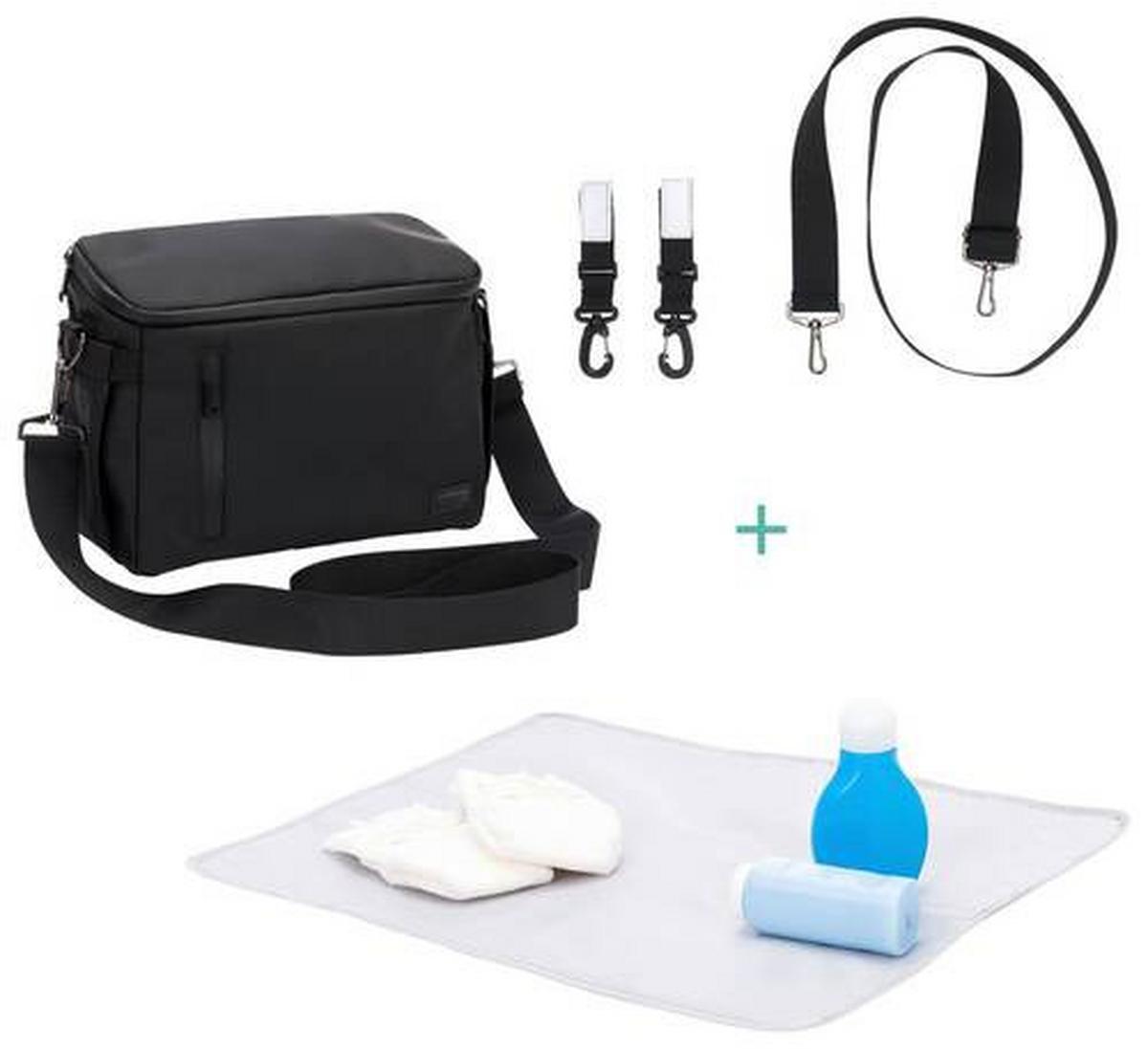 ORGANIZER DO SPACERÓWKI LU6097-06 - czarny, Basics, tkanina (28/17/12cm) - Jimmylee