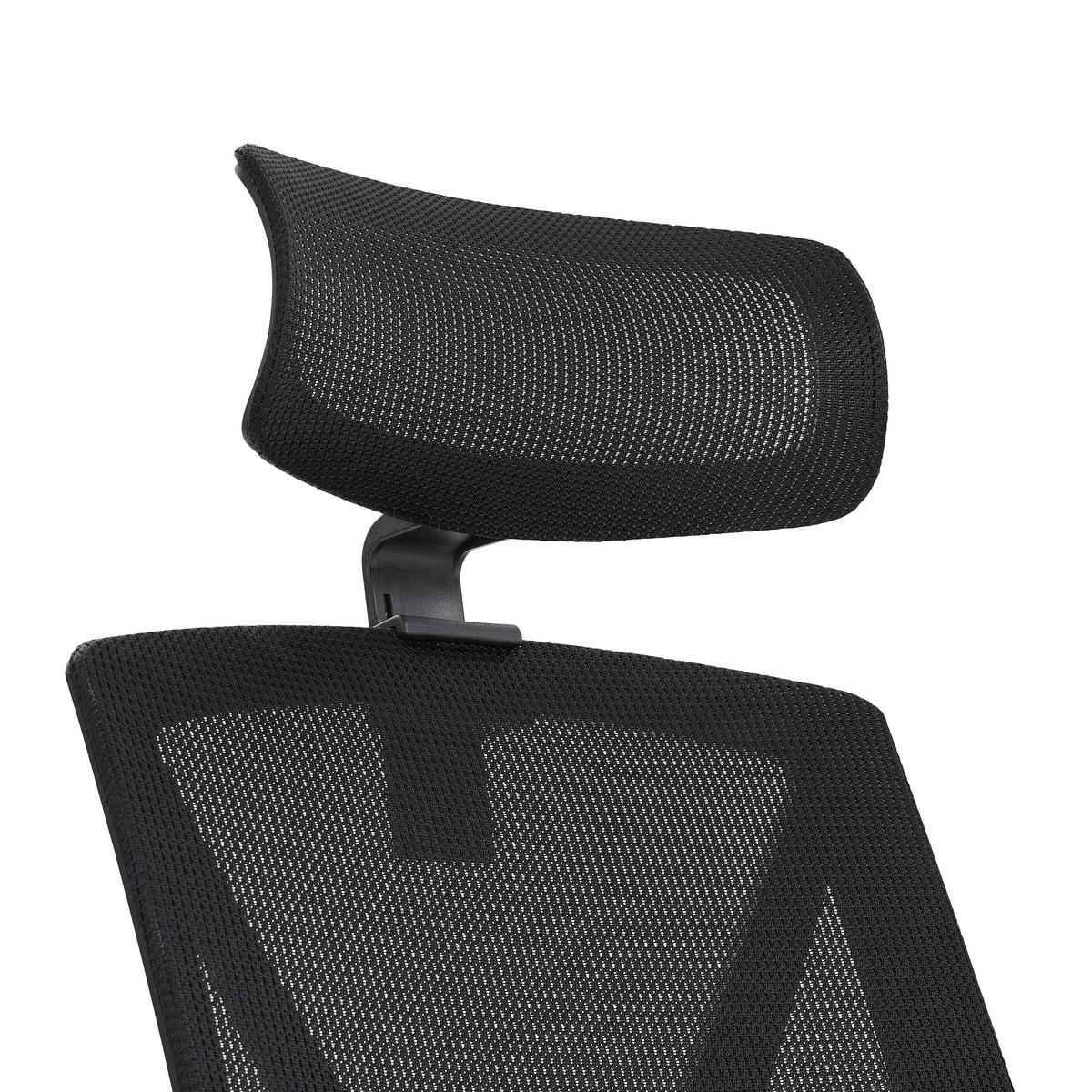 KRZESŁO OBROTOWE RYAN    -NOVEL- - czarny, Konventionell, tworzywo sztuczne/tkanina (62/119-129/65cm) - Novel