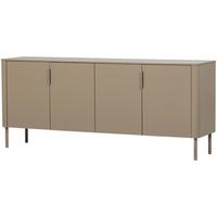 Sideboard Gunnar Schlammfarben B: 201 cm - Schlammfarben/Schwarz, Design, Holz/Metall (201/85/44cm) - Livetastic