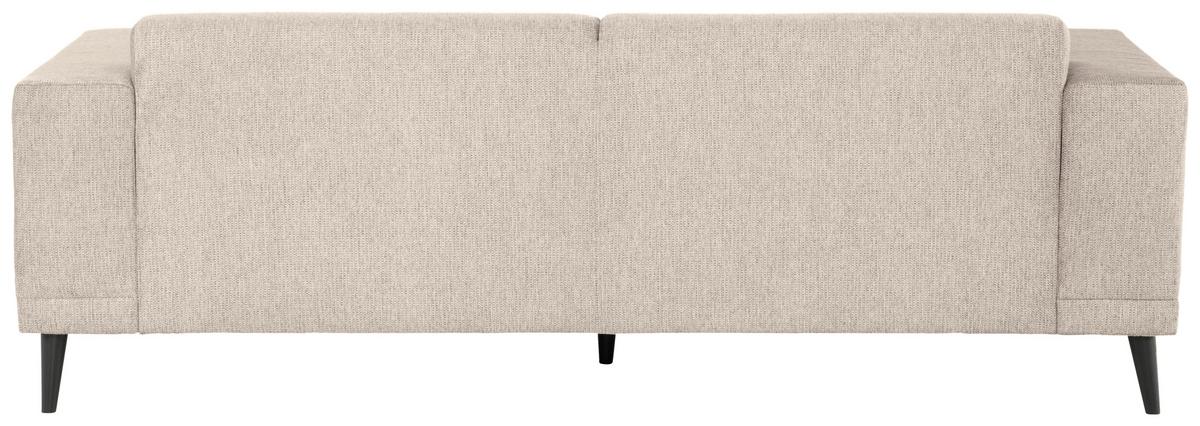 SOFA TRZYOSOBOWA OSLO_LZ - beżowy/czarny, Design, tkanina/drewno (218/77/93cm) - MID.YOU