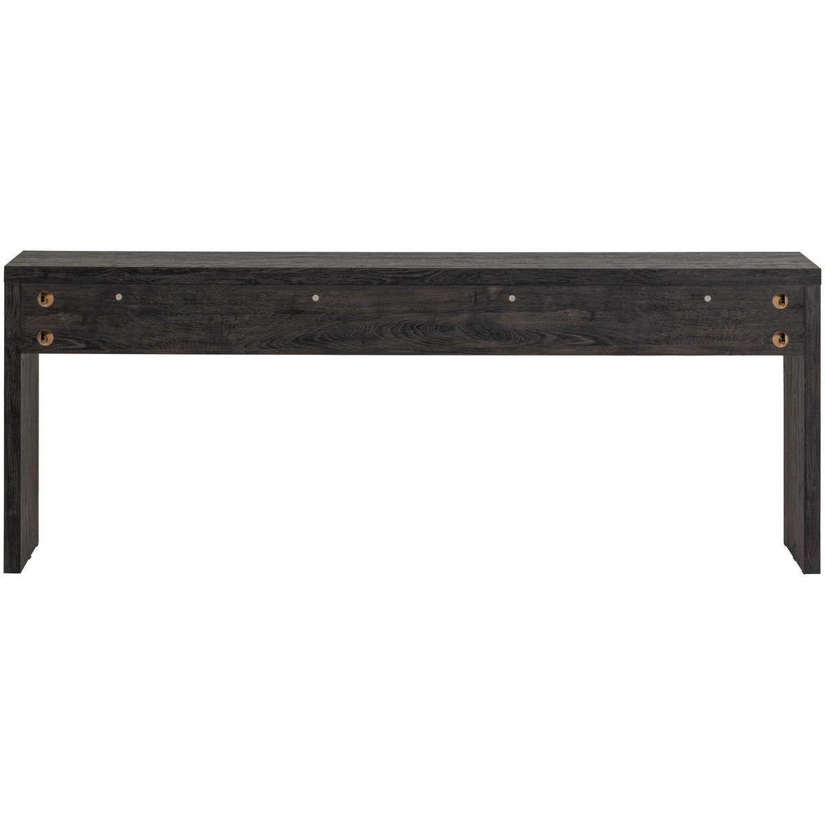 Beistelltisch Maan Dunkelbraun B: 200 cm - Dunkelbraun, MODERN, Holzwerkstoff (200/45/76cm) - Livetastic