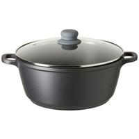 Főzőedény Smart - fekete/ezüstszínű, Konventionell, műanyag/Üveg (28/12,3cm) - Modern Living