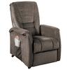 Relaxsessel Harry Braun Velours - Schwarz/Braun, Design, Kunststoff/Textil (77/107/88cm) - Livetastic