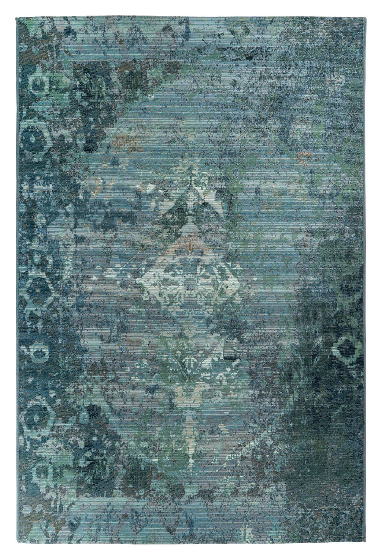 OUTDOORTEPPICH MY GOBELINA - Weiss/Hellblau, Design, Textil (200/290cm) - Novel