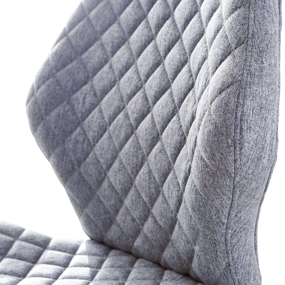 KRZESŁO OBROTOWE MIA - jasnoszary/czarny, Modern, tworzywo sztuczne/metal (51/90-98/51cm) - Carryhome