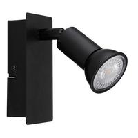 Reflektor Drew - črna, Design, kovina (6/9/12cm) - Globo